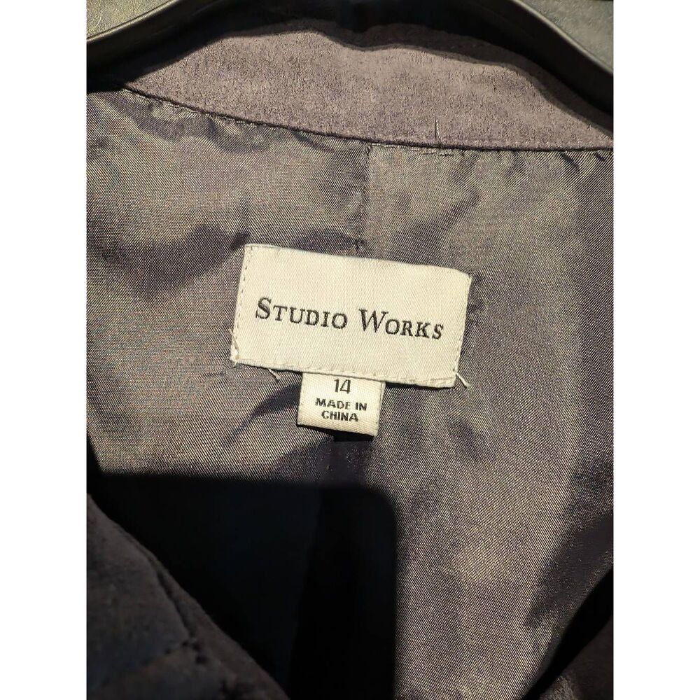 Studio Works Soft Button-Down Jacket/Blazer 14 - image 3